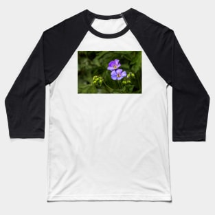 Wild Geranium Baseball T-Shirt